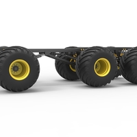 Chassis of 6x6 Monster Truck Version 2 Scale 1:25 - Thumbnail 2