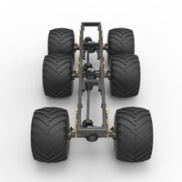 Chassis of 6x6 Monster Truck Version 2 Scale 1:25 - Thumbnail 8