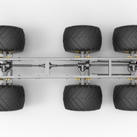 Chassis of 6x6 Monster Truck Version 2 Scale 1:25 - Thumbnail 11