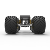Chassis of 6x6 Monster Truck Version 2 Scale 1:25 - Thumbnail 15