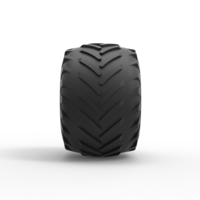 Diecast Monster Jam tire 29 Scale 1:25 - Thumbnail 4