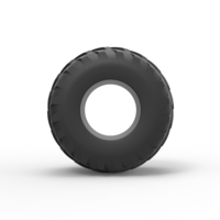 Diecast Monster Jam tire 29 Scale 1:25 - Thumbnail 5