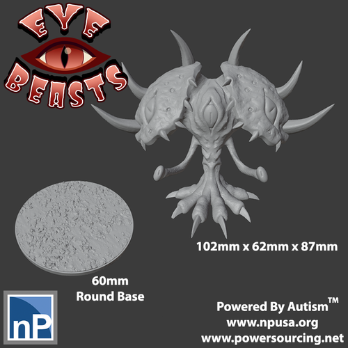 Giant Flying Eye Beasts 3D Print 526717