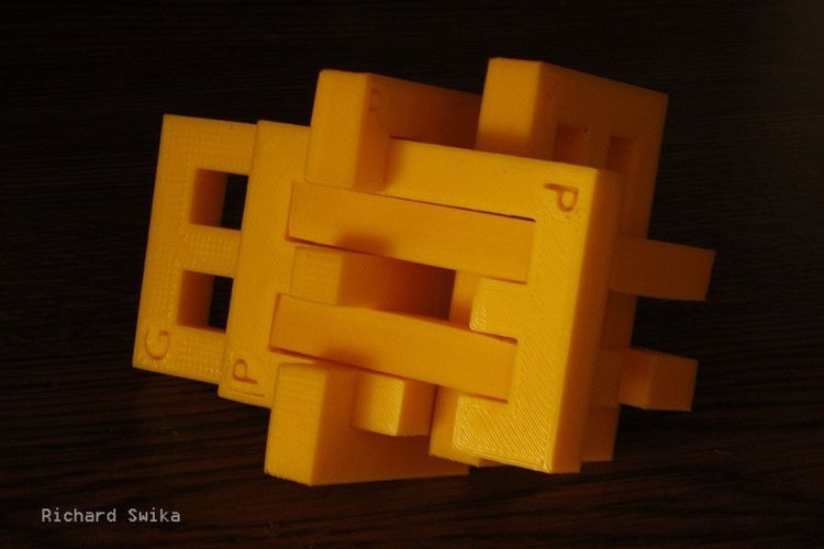 Gordian Knot Puzzle 3D Print 52672