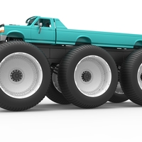 Monster Truck 6x6 concept Version 3 Scale 1:25 - Thumbnail 2