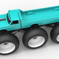 Monster Truck 6x6 concept Version 3 Scale 1:25 - Thumbnail 4