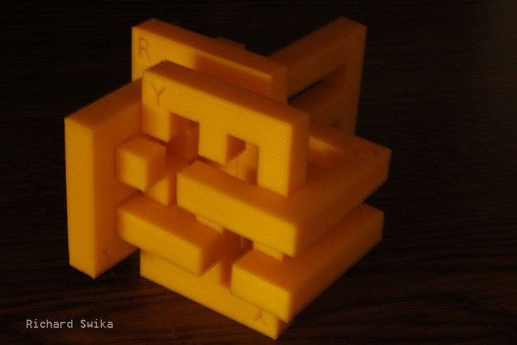 Gordian Knot Puzzle 3D Print 52673