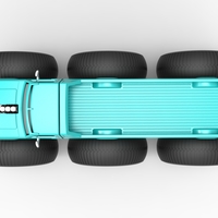 Monster Truck 6x6 concept Version 3 Scale 1:25 - Thumbnail 11