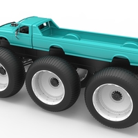 Monster Truck 6x6 concept Version 3 Scale 1:25 - Thumbnail 12