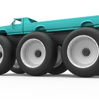 Monster Truck 6x6 concept Version 3 Scale 1:25 - Thumbnail 13