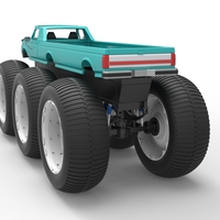 Monster Truck 6x6 concept Version 3 Scale 1:25 - Thumbnail 14