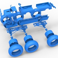 Monster Truck 6x6 concept Version 3 Scale 1:25 - Thumbnail 19