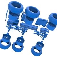 Monster Truck 6x6 concept Version 3 Scale 1:25 - Thumbnail 20