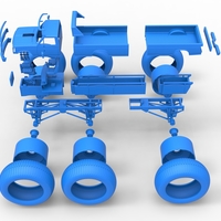 Monster Truck 6x6 concept Version 3 Scale 1:25 - Thumbnail 23