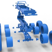 Monster Truck 6x6 concept Version 3 Scale 1:25 - Thumbnail 25