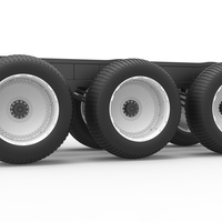 Chassis of 6x6 Monster Truck Version 3 Scale 1:25 - Thumbnail 2