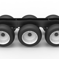 Chassis of 6x6 Monster Truck Version 3 Scale 1:25 - Thumbnail 10