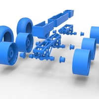 Chassis of 6x6 Monster Truck Version 3 Scale 1:25 - Thumbnail 21