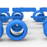 Chassis of 6x6 Monster Truck Version 3 Scale 1:25 - Thumbnail 22