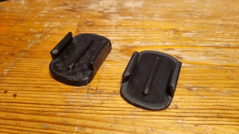 GoPro Mount Quick Release Flat and For Helmet