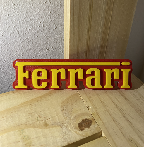 Logo Ferrari 3D Print 526797