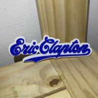 Small Logo Eric Clapton 3D Printing 526798