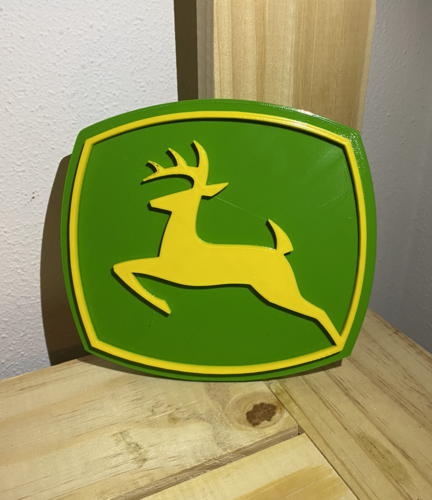 Logo John Deere 3D Print 526801