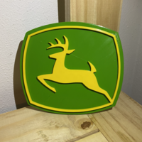 Small Logo John Deere 3D Printing 526801