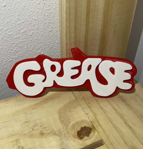 Logo Grease 3D Print 526802