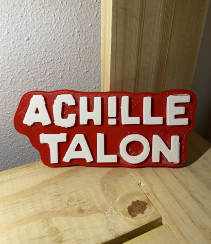 Logo Achille Talon 3D Print 526805