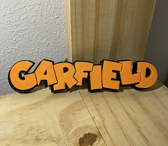 Logo Garfield 3D Print 526808