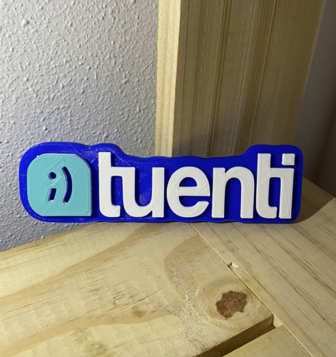 Logo Tuenti 3D Print 526810