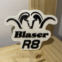 Small Logo Blaser R8 3D Printing 526860