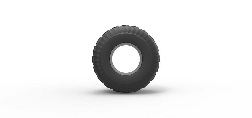 Monster Jam tire 30 Scale 1:25 3D Print 526876