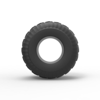 Monster Jam tire 30 Scale 1:25 - Thumbnail 5
