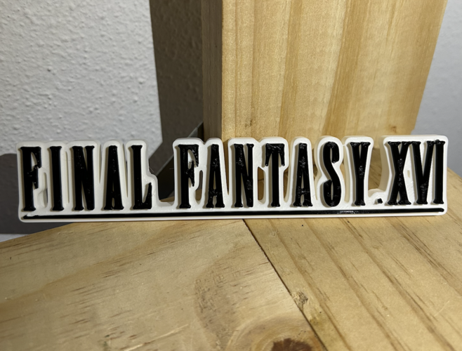 Logo Final Fantasy XVI 3D Print 526999