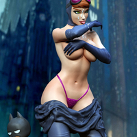 Small Catwoman nsfw model for 3d printing 3D Printing 527025