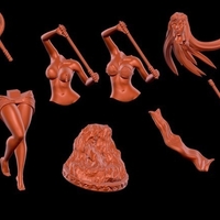 Princess of the Ocean +nsfw model 3d printing model - Thumbnail 3