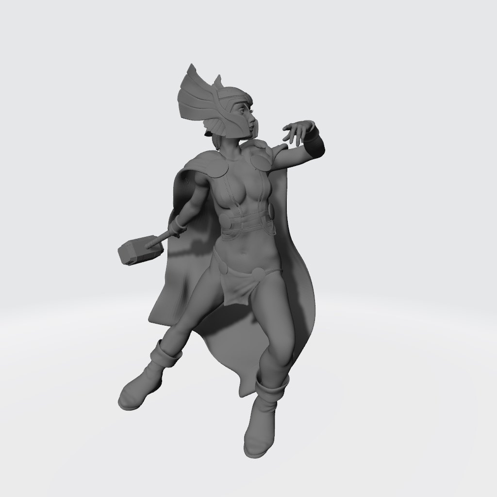 Thor Marvel Statues Ready to Print 3D Print Model in Man 3DExport
