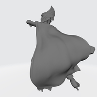 Thor Marvel Statues 3D Model Ready to Print - Thumbnail 4
