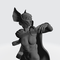 Thor Marvel Statues 3D Model Ready to Print - Thumbnail 5