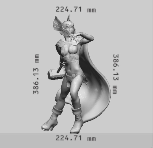 Thor Marvel Statues 3D Model Ready to Print 3D Print 527161