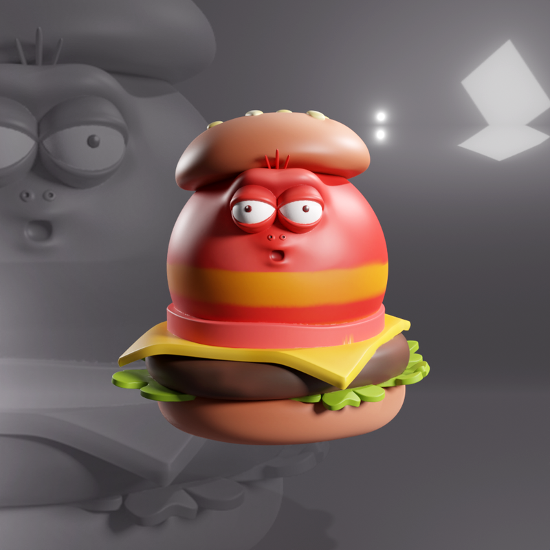 BURGER RED LARVA - LARVA