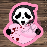 Ghostface heart cookie cutter - Thumbnail 3
