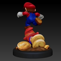 MARIO HITTING SHY GUY - SUPER MARIO FAN ART FIGURE - Thumbnail 9