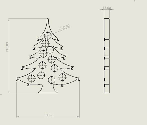 DECORATIVE TREE 3D Print 527562