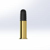 Small 22 LONG RIFLE BULLET SIZE 1 3D Printing 527575