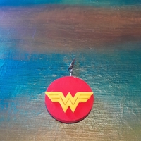 Small Wonder Woman Clip 3D Printing 527654