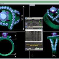3D DIGITAL STL CAD MODEL RING DESIGN - Thumbnail 10