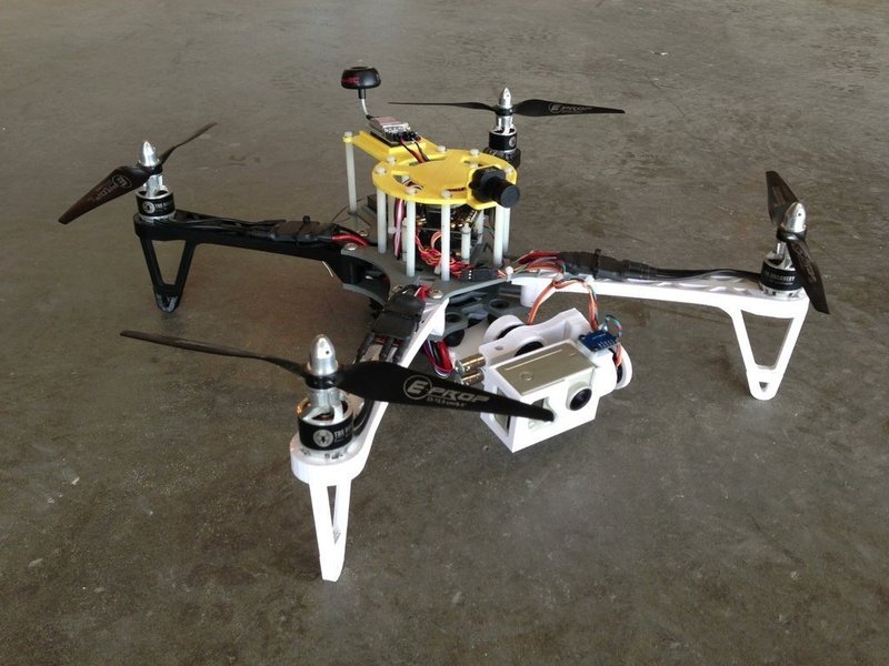 3D Printed FPV Quadcopter The Crossfire